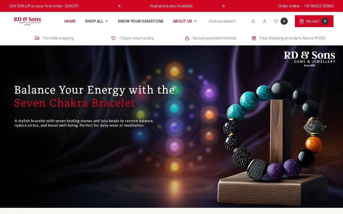 jewelsbyrdsons.com homepage screenshot