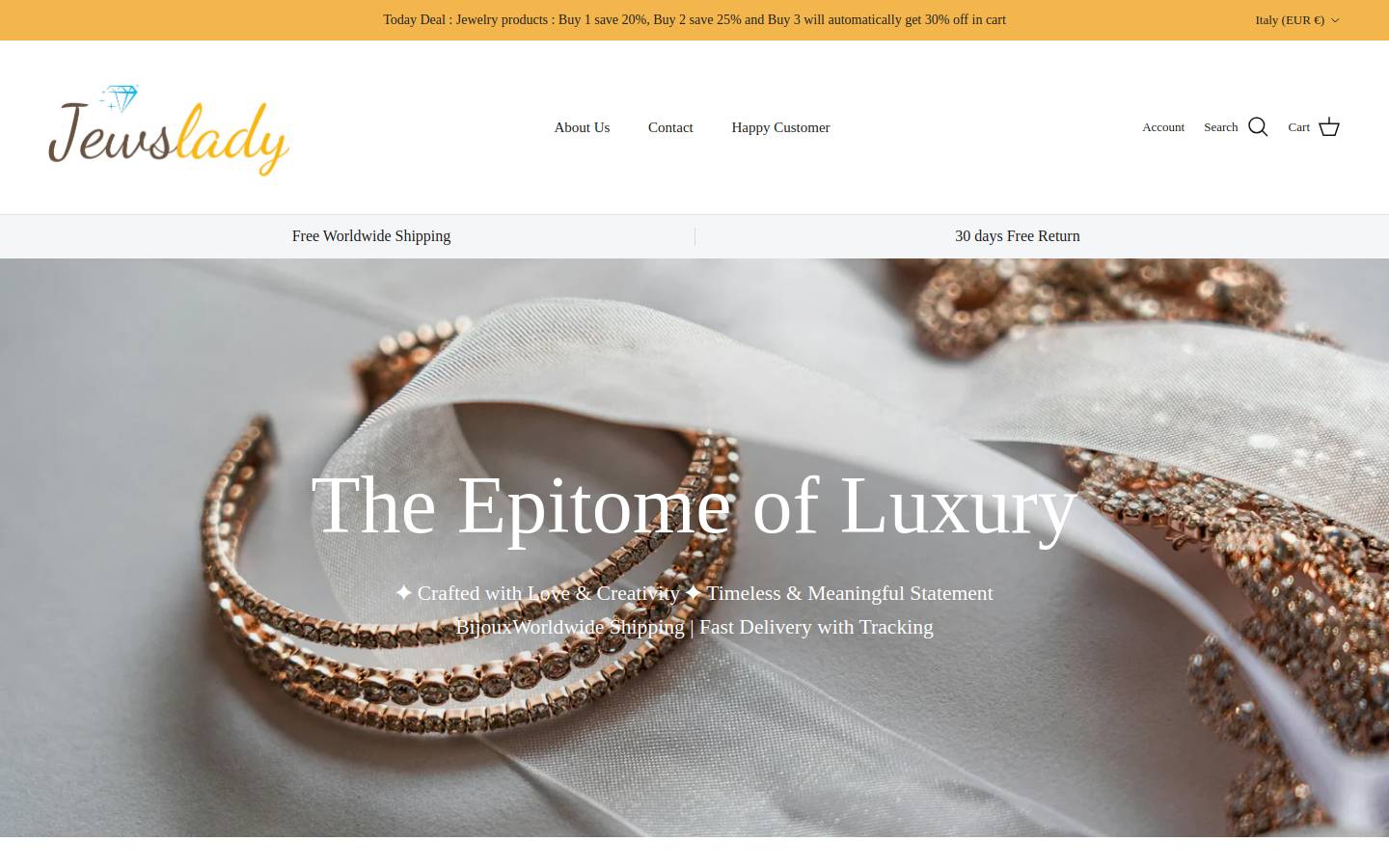 jewslady.com homepage screenshot