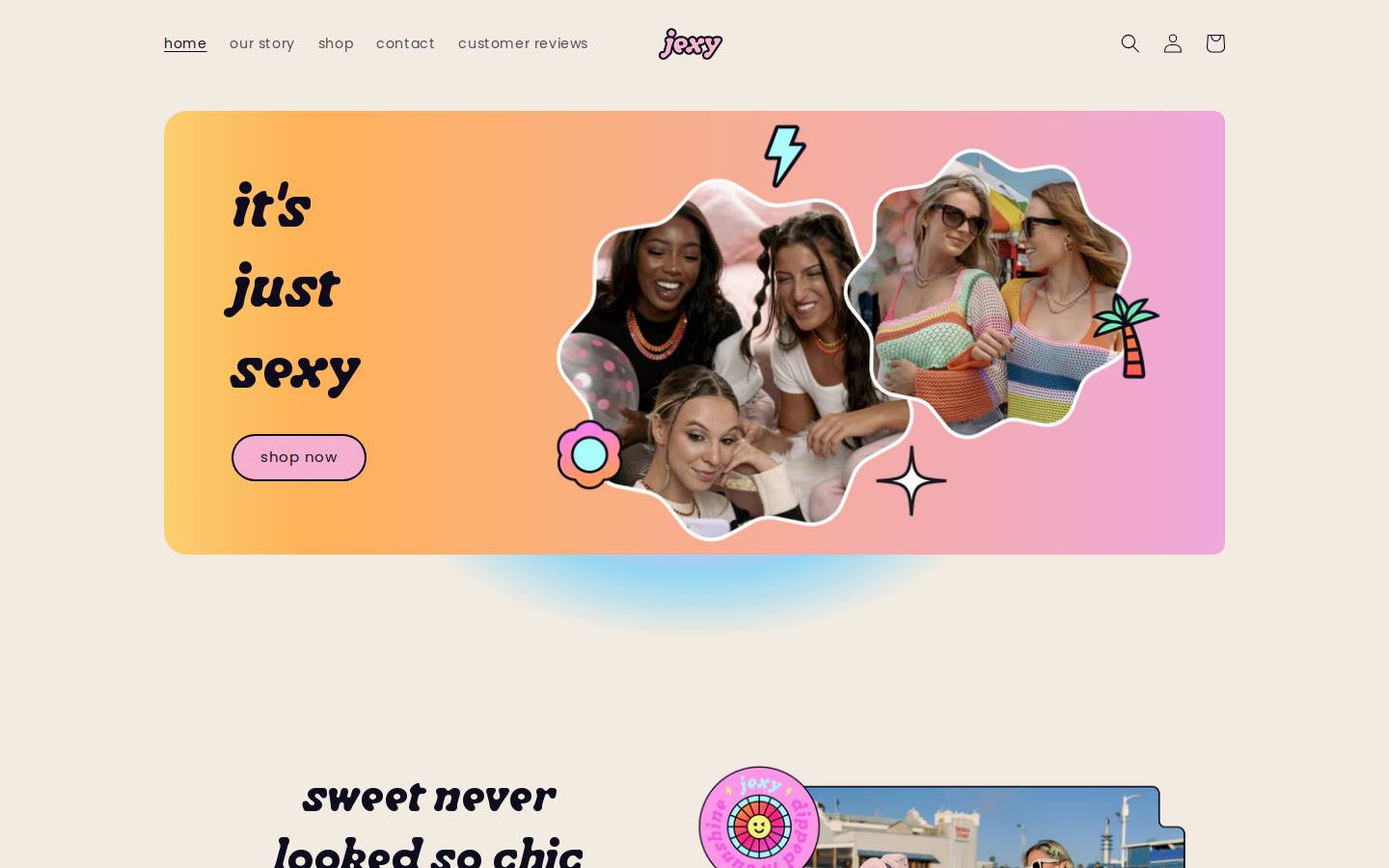 jexy.shop homepage screenshot