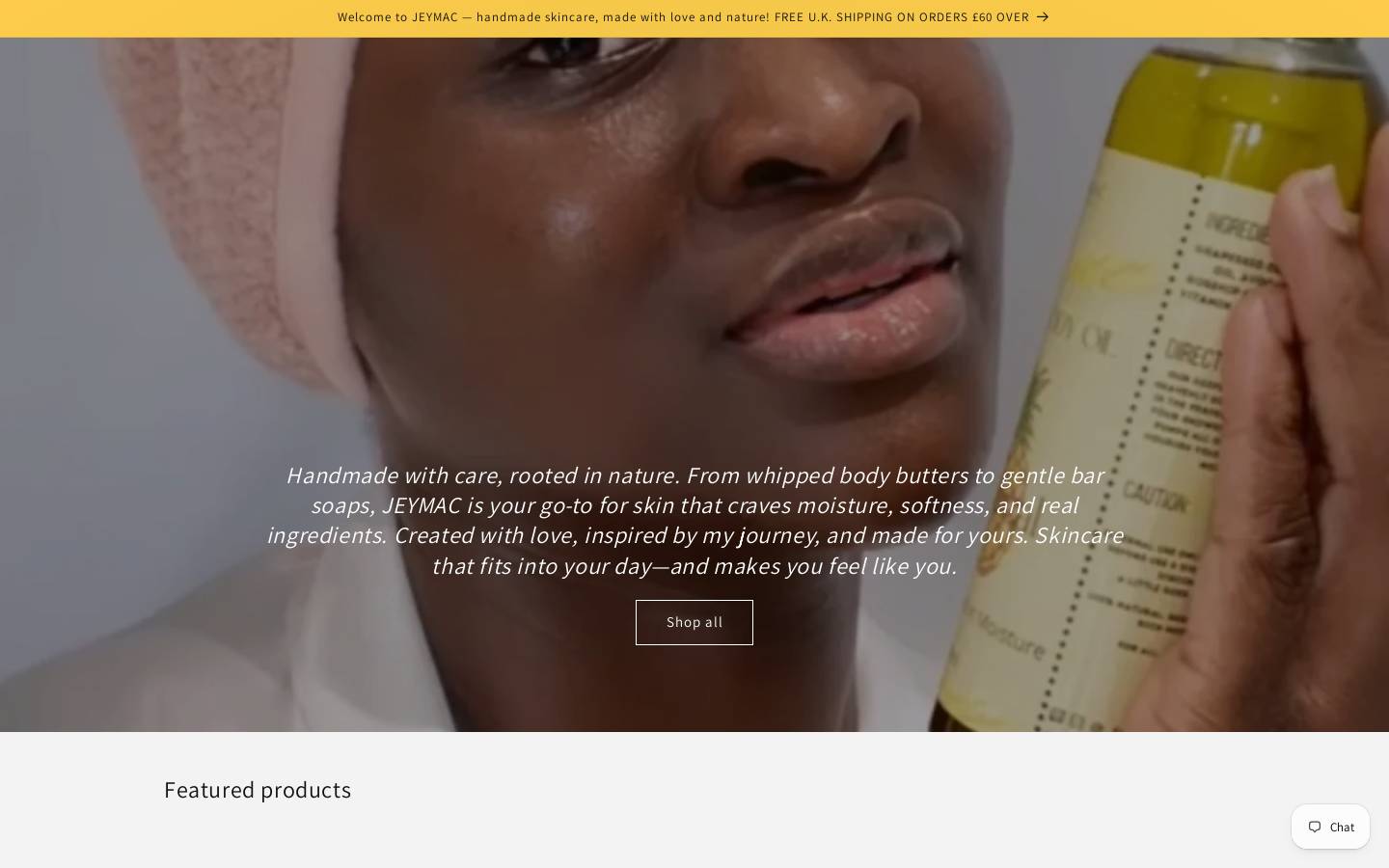 jeymaccosmetics.com homepage screenshot