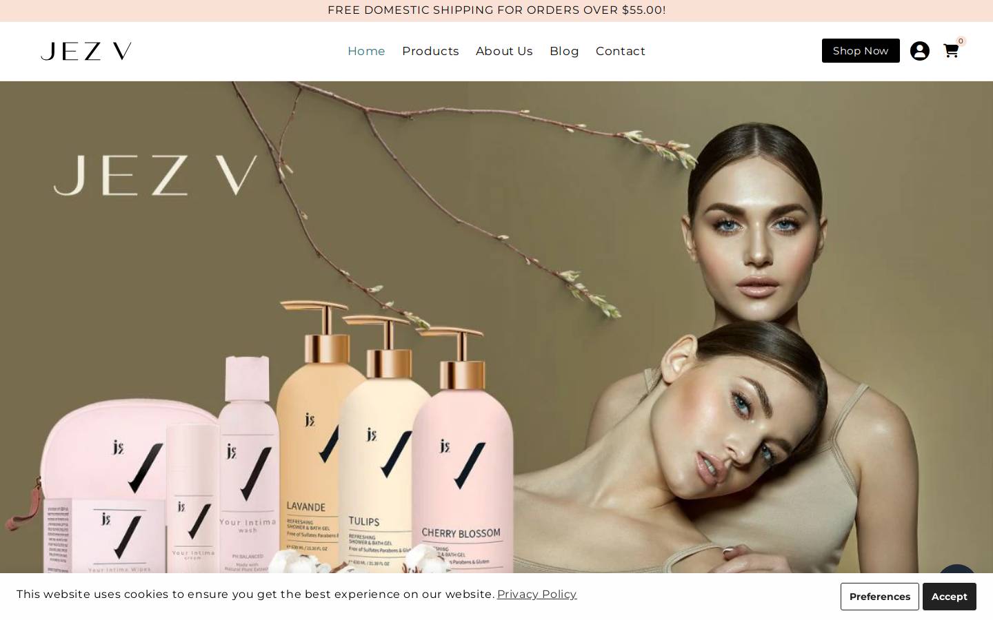jezv.com homepage screenshot