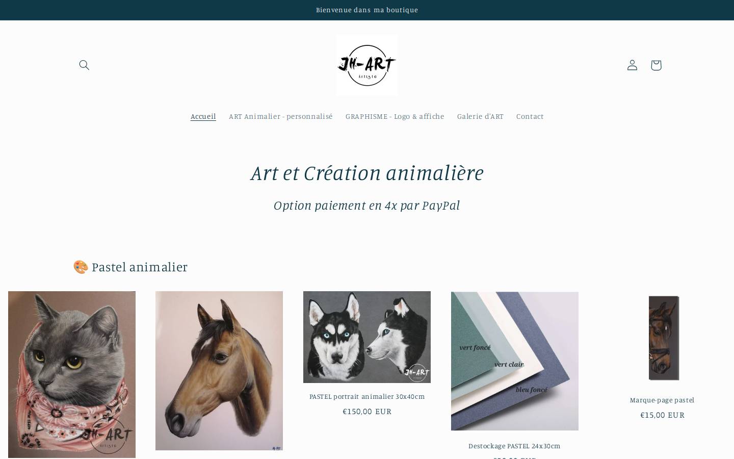 jh-art.fr homepage screenshot