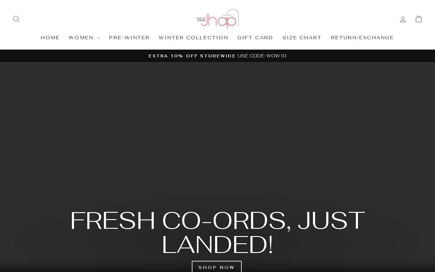jhapki.com homepage screenshot