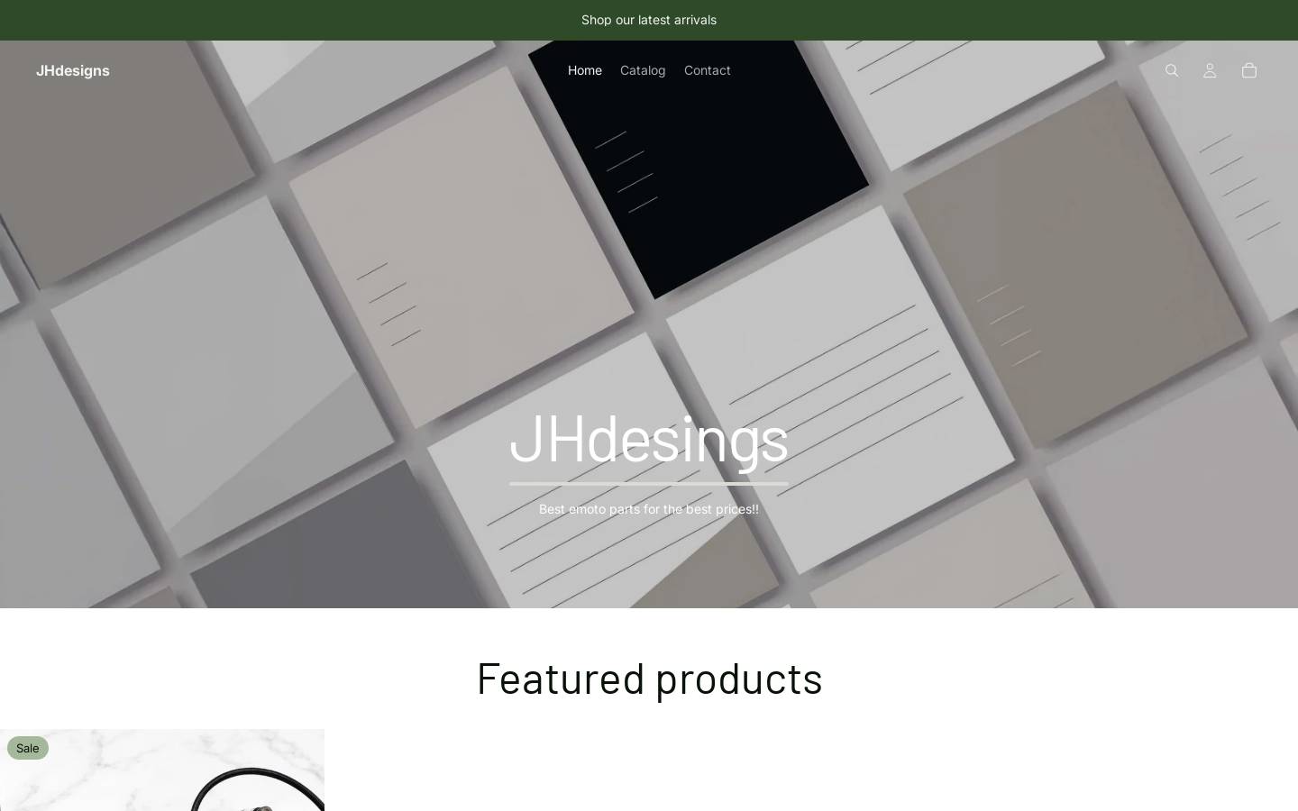 jhdesigns.org homepage screenshot
