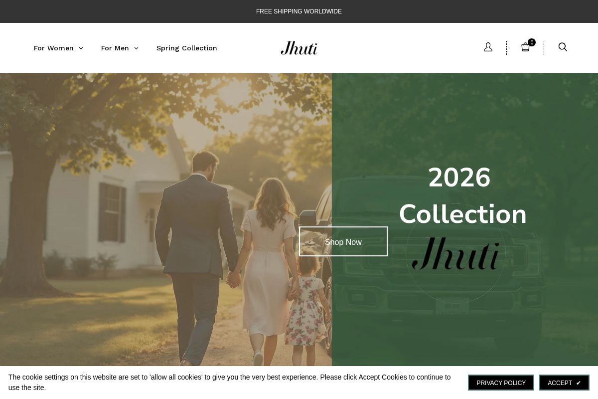 Jhuti homepage screenshot