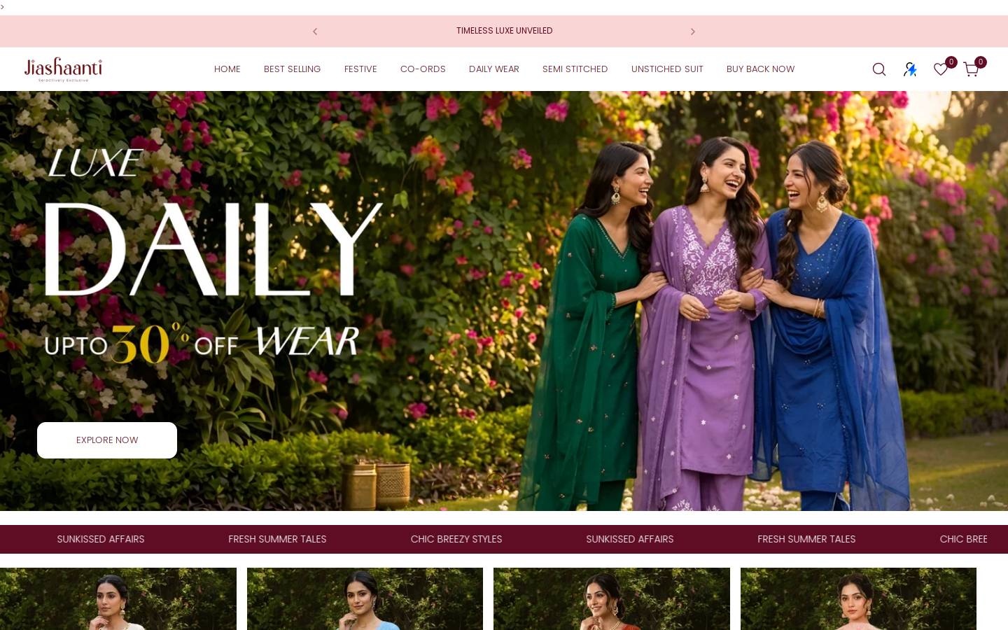 jiashaanti.com homepage screenshot