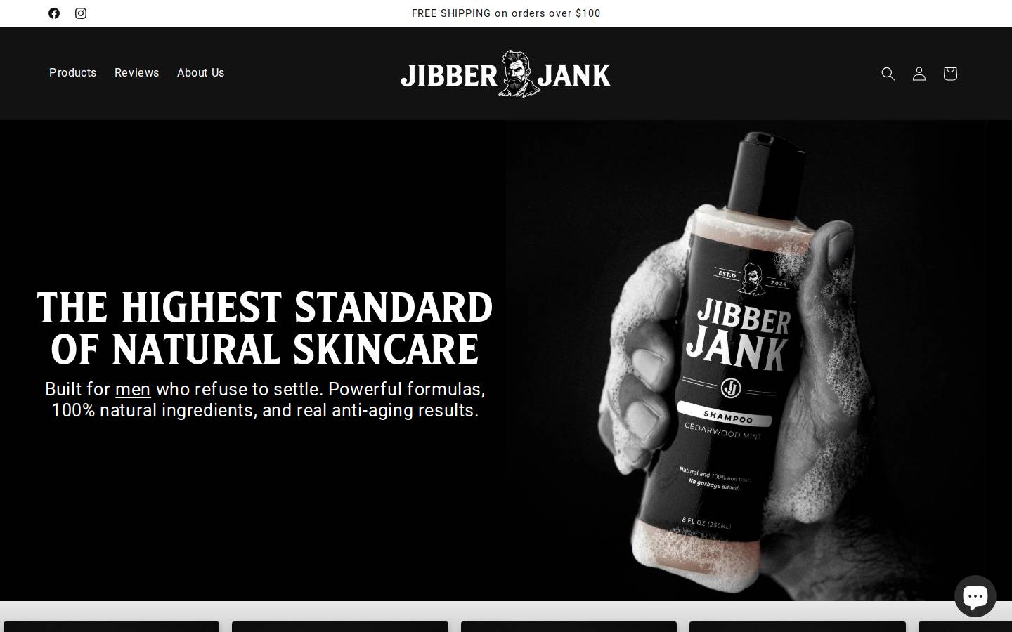 jibberjank.ca homepage screenshot