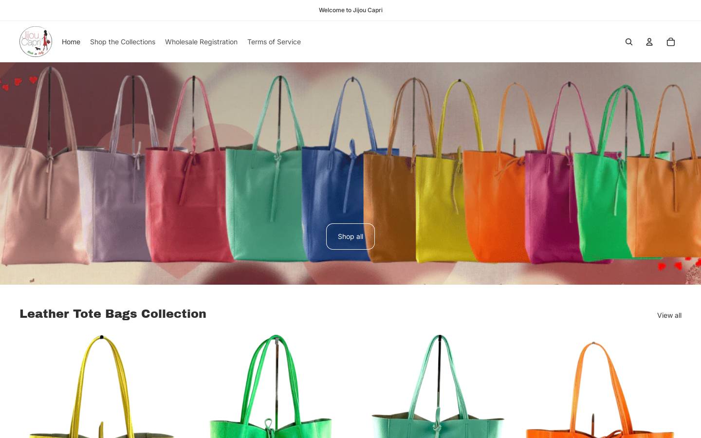 jijoucapri.com homepage screenshot