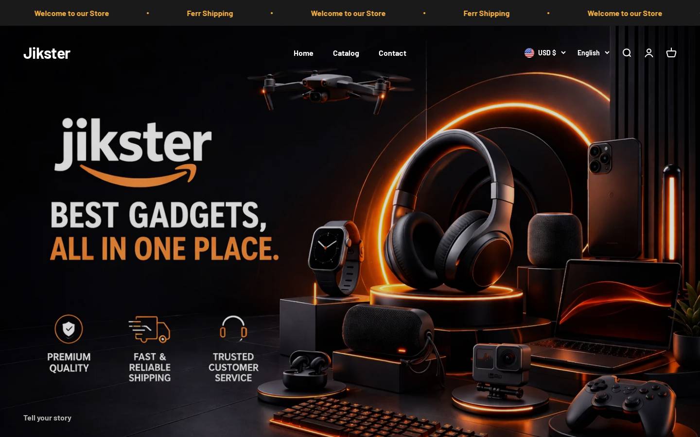 jikster.com homepage screenshot