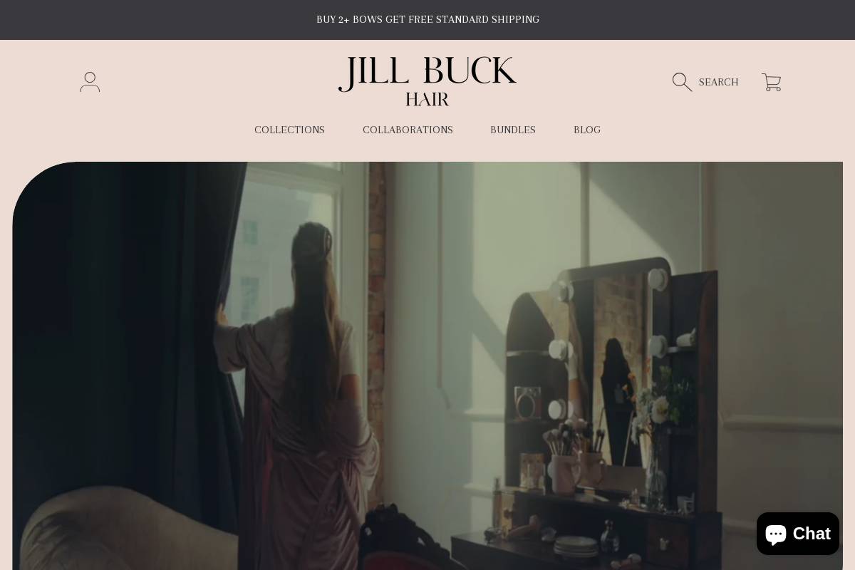jillbuckhair.com homepage screenshot