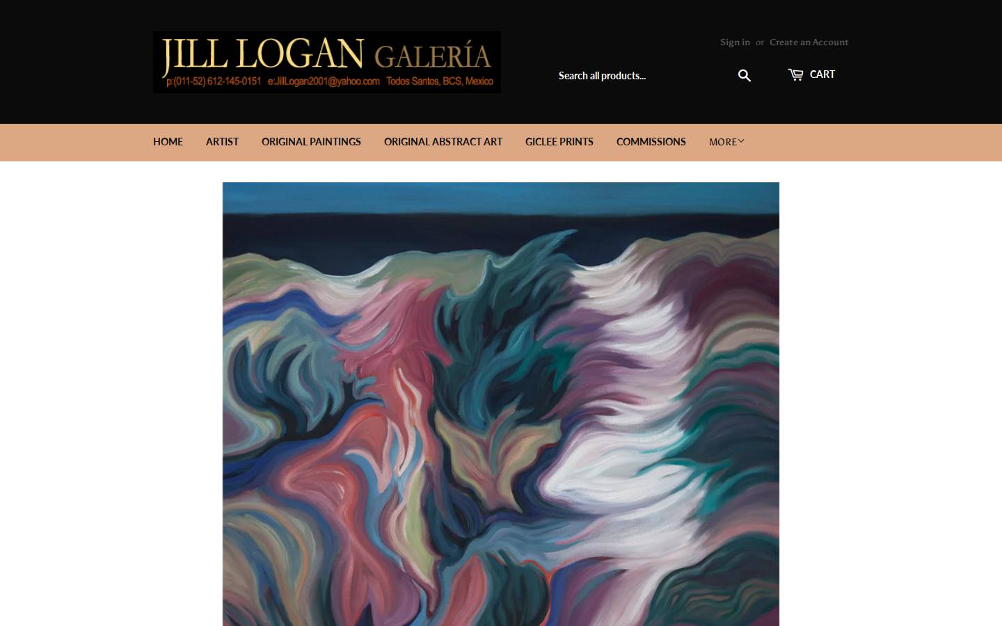 jilllogan.com homepage screenshot