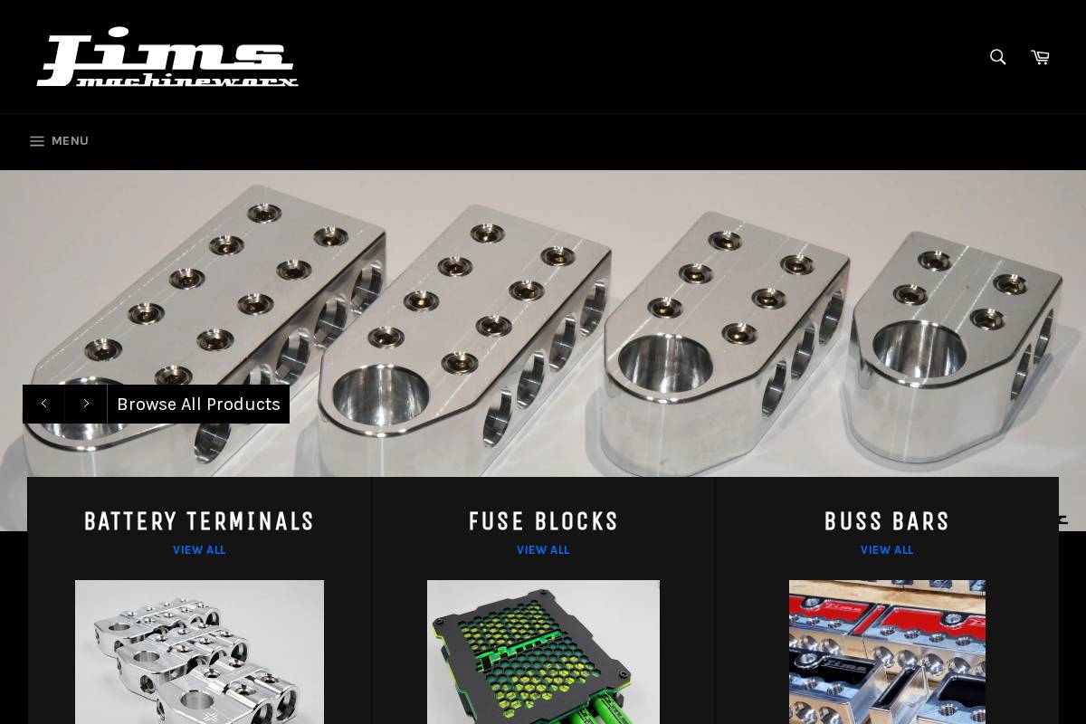 jimsmachineworx.com homepage screenshot