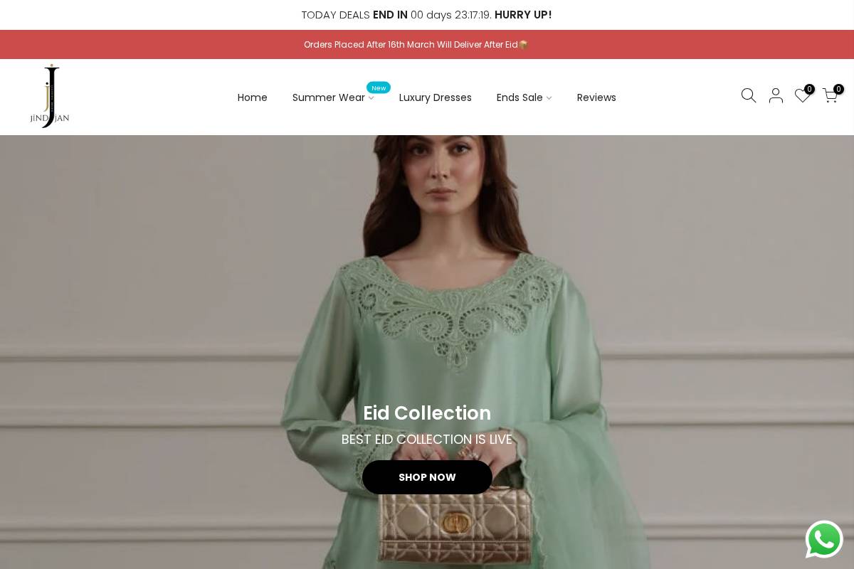 jindjan.com homepage screenshot