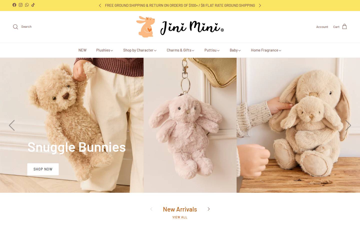jinimini.com homepage screenshot