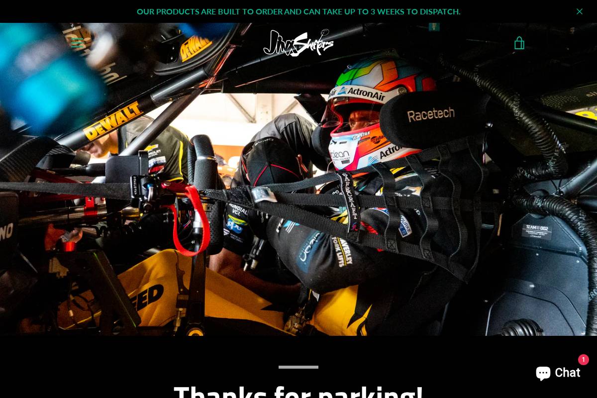 jinxshifters.com homepage screenshot