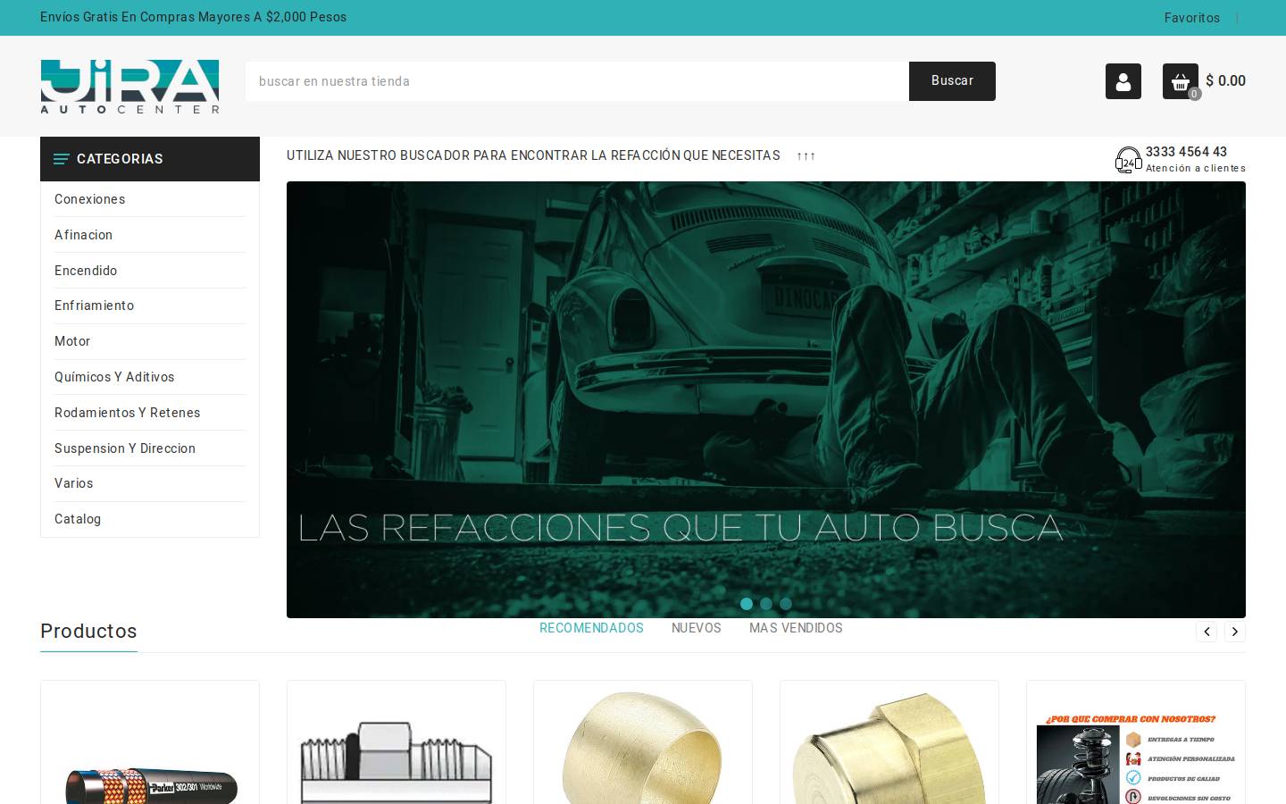 jiraautocenter.com homepage screenshot