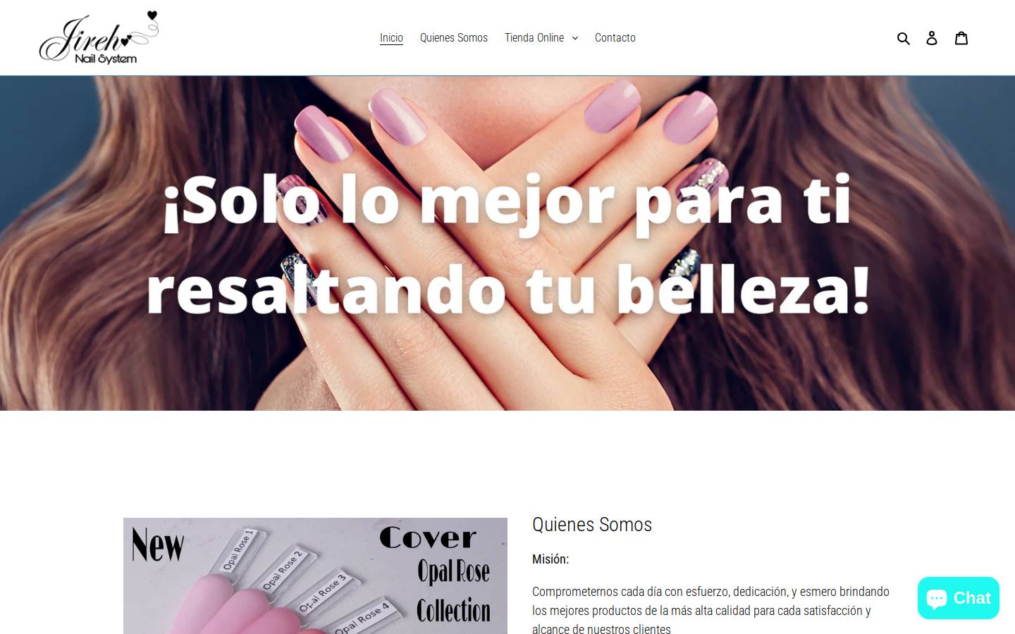 jirehnailsystem.com homepage screenshot