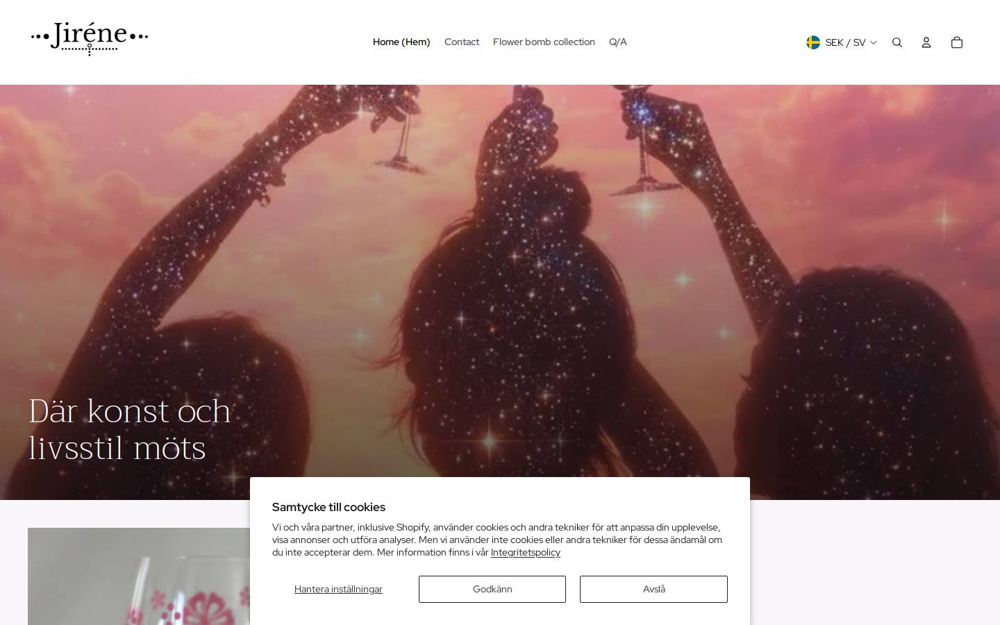 jirene.com homepage screenshot