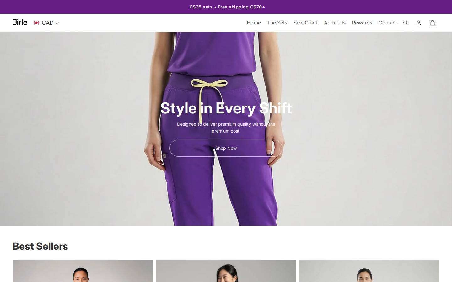 jirle.ca homepage screenshot