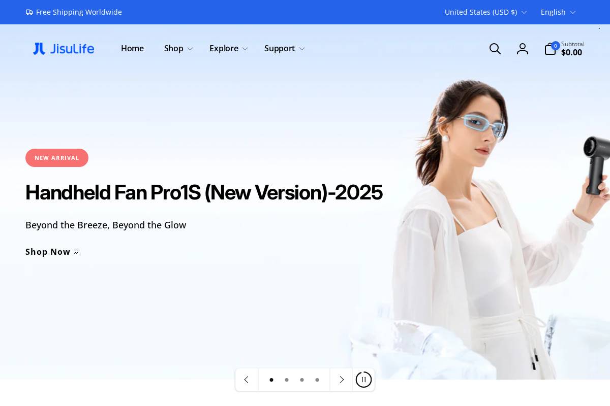 jisulife.com homepage screenshot
