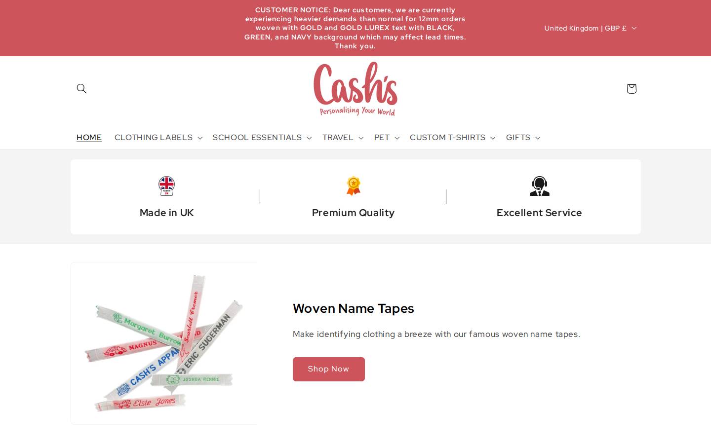 jjcash.co.uk homepage screenshot