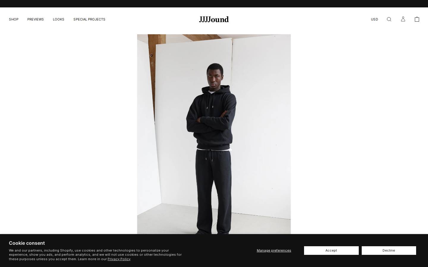 jjjjound.com homepage screenshot
