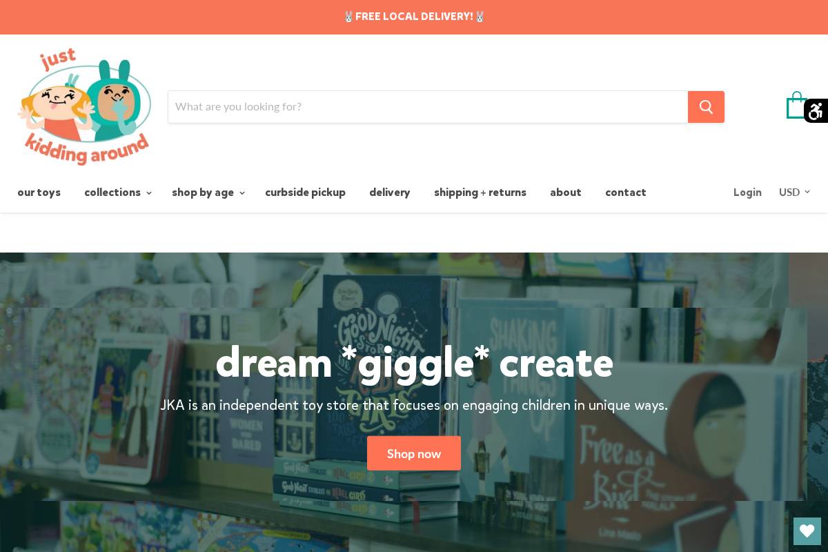 jkatoys.com homepage screenshot