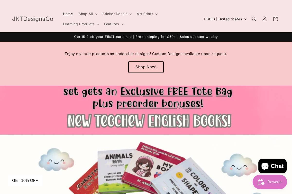 jktdesigns.co homepage screenshot