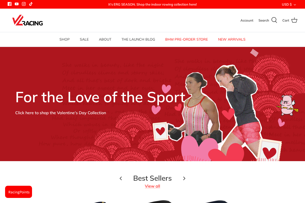 jlathletics.com homepage screenshot