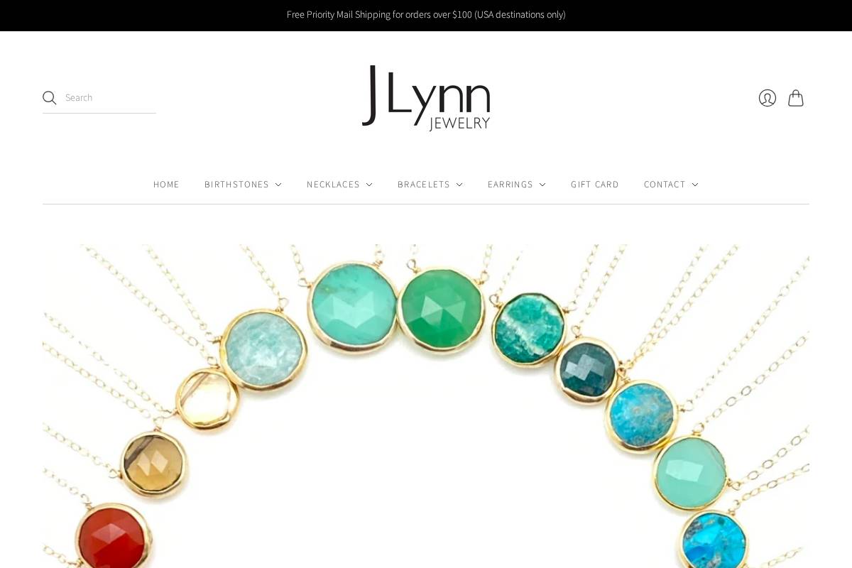 jlynn-jewelry.com homepage screenshot
