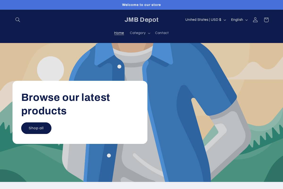 jmbdepot.com homepage screenshot