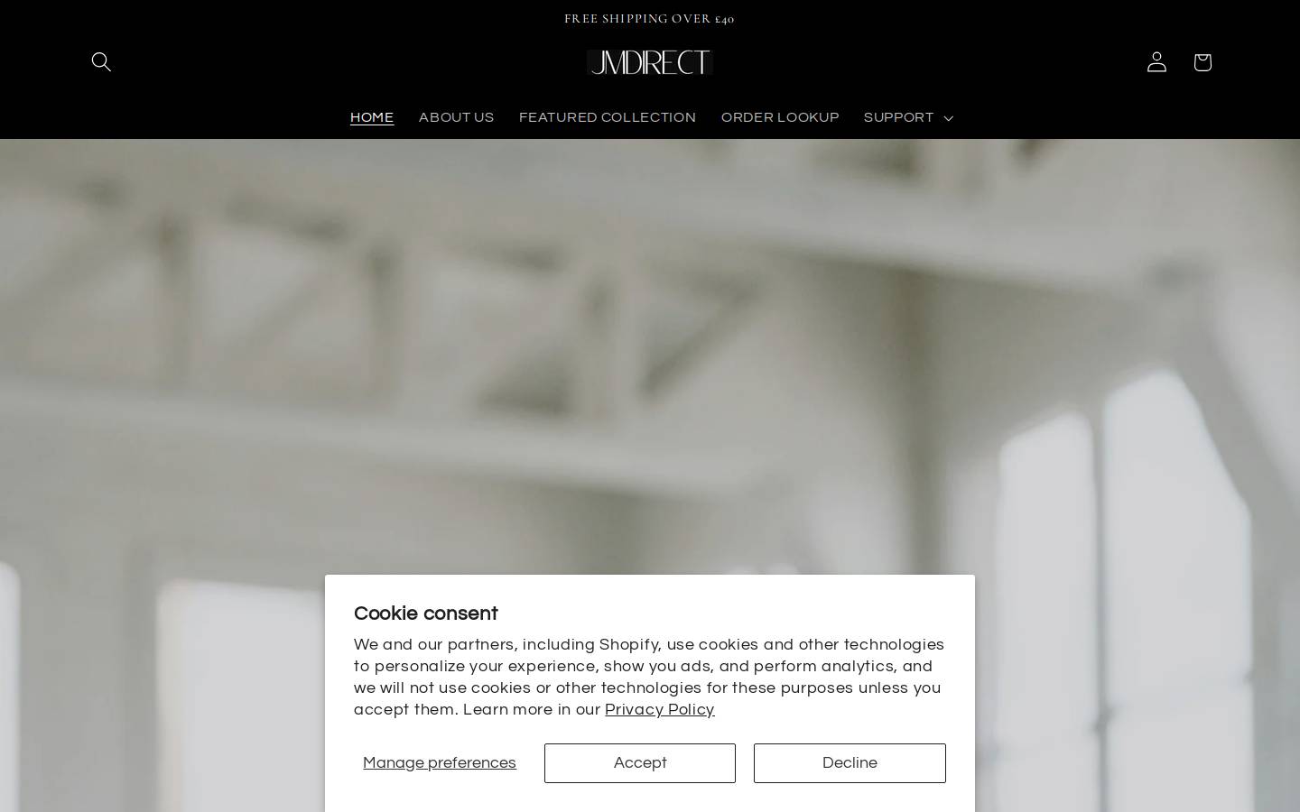 jmdirect.co homepage screenshot