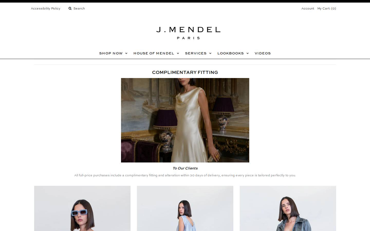 jmendel.com homepage screenshot