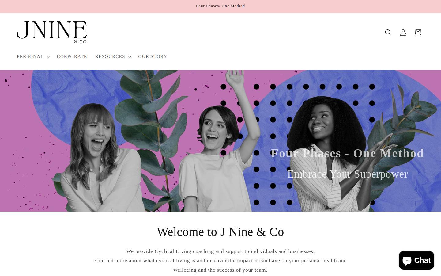 jnineco.com homepage screenshot