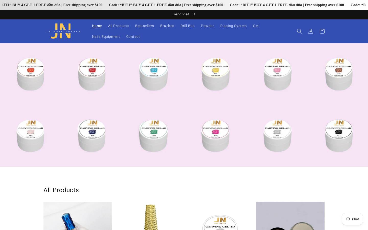 jninspirednails.com homepage screenshot