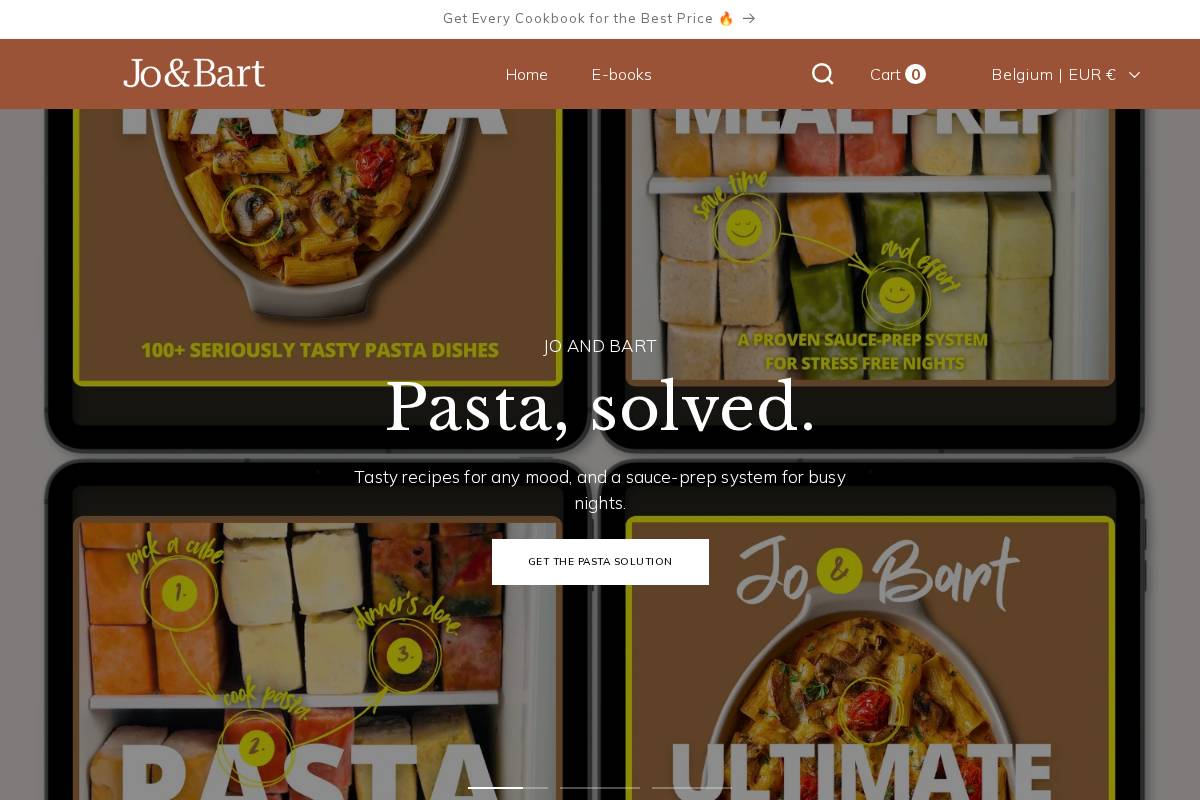 joandbart.com homepage screenshot