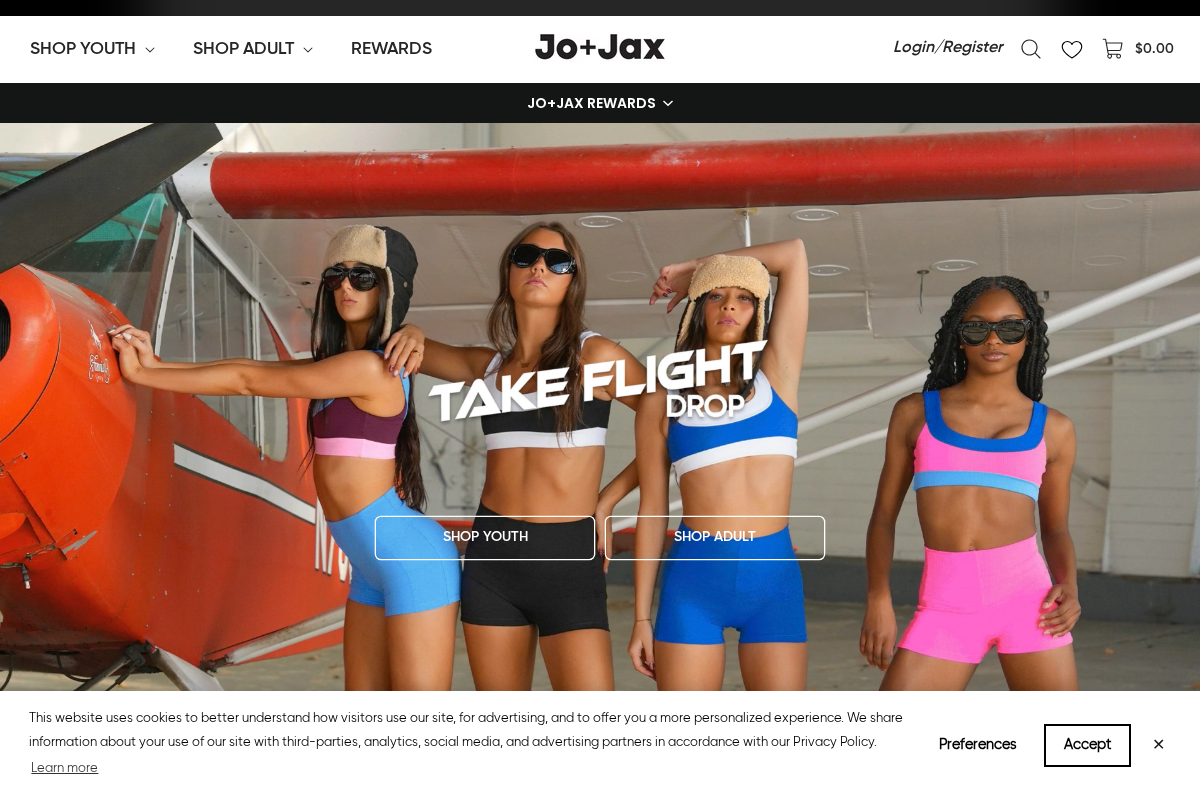 joandjax.com homepage screenshot