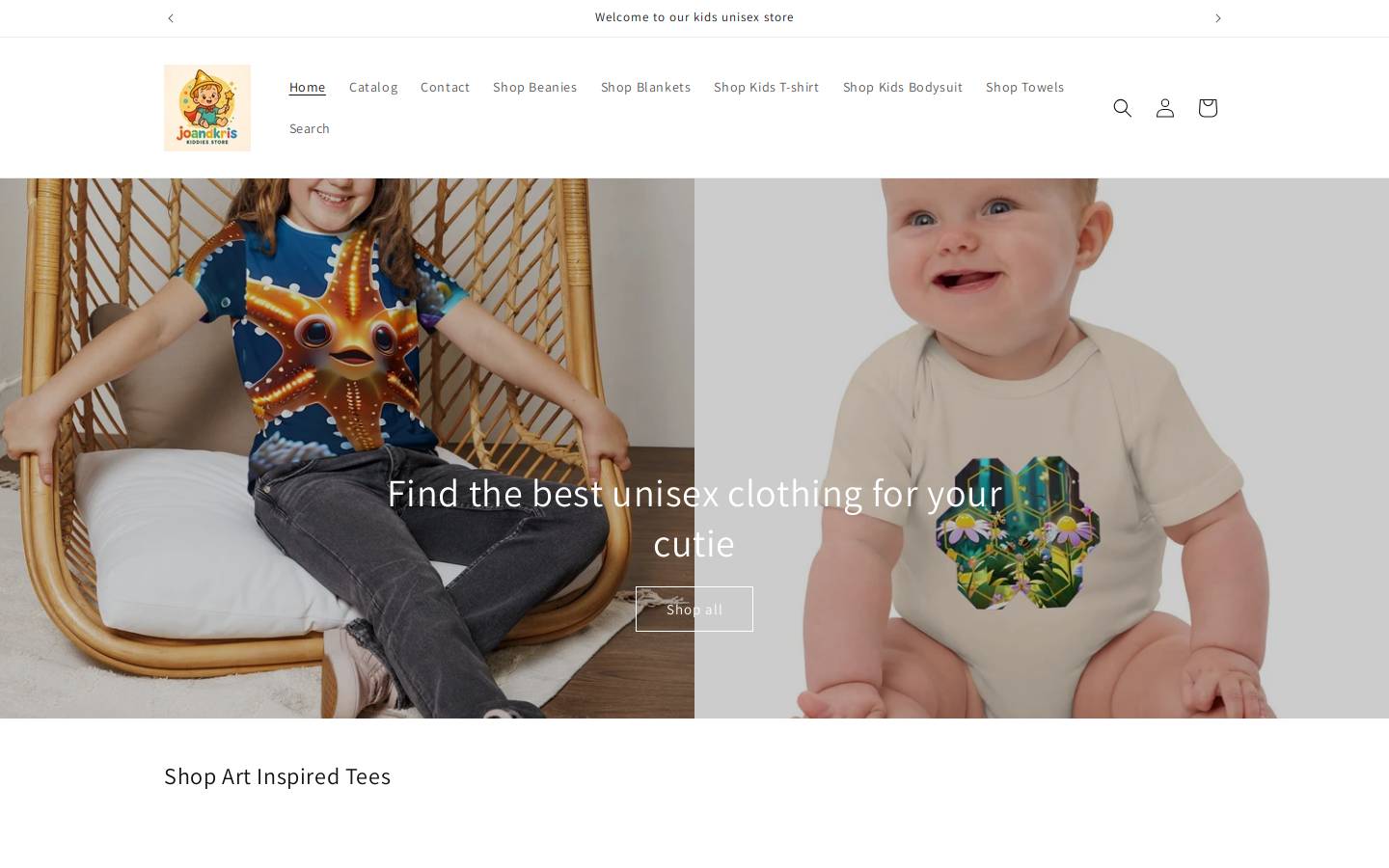joandkris.com homepage screenshot