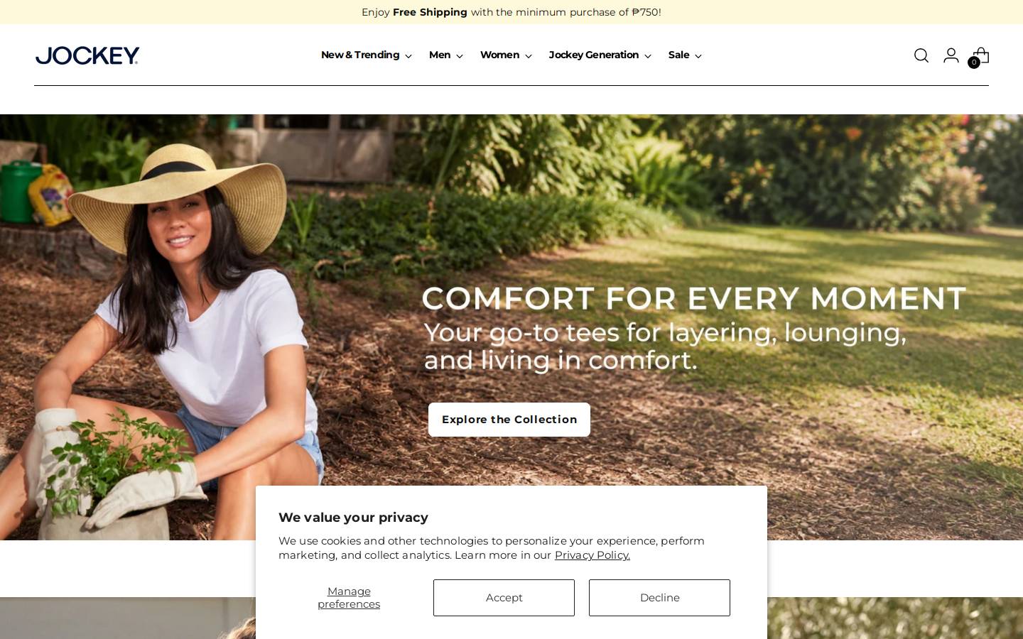 Jockey homepage screenshot
