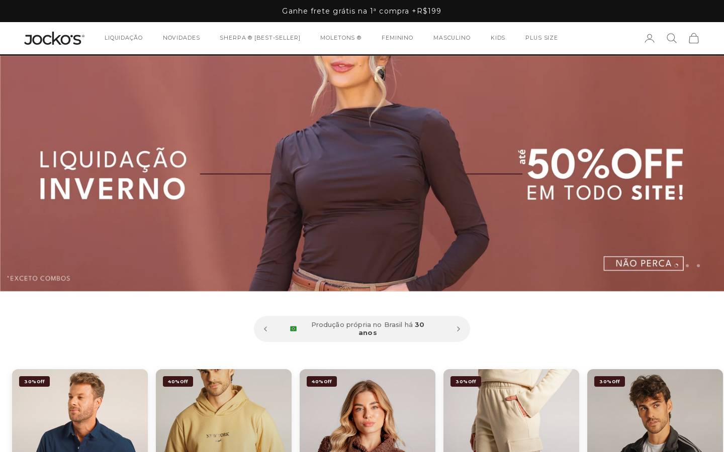 jockos.com.br homepage screenshot