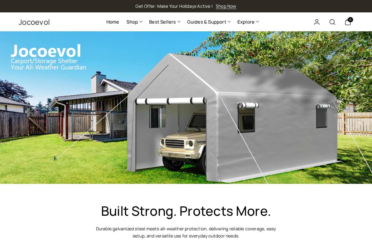 jocoevol.com homepage screenshot