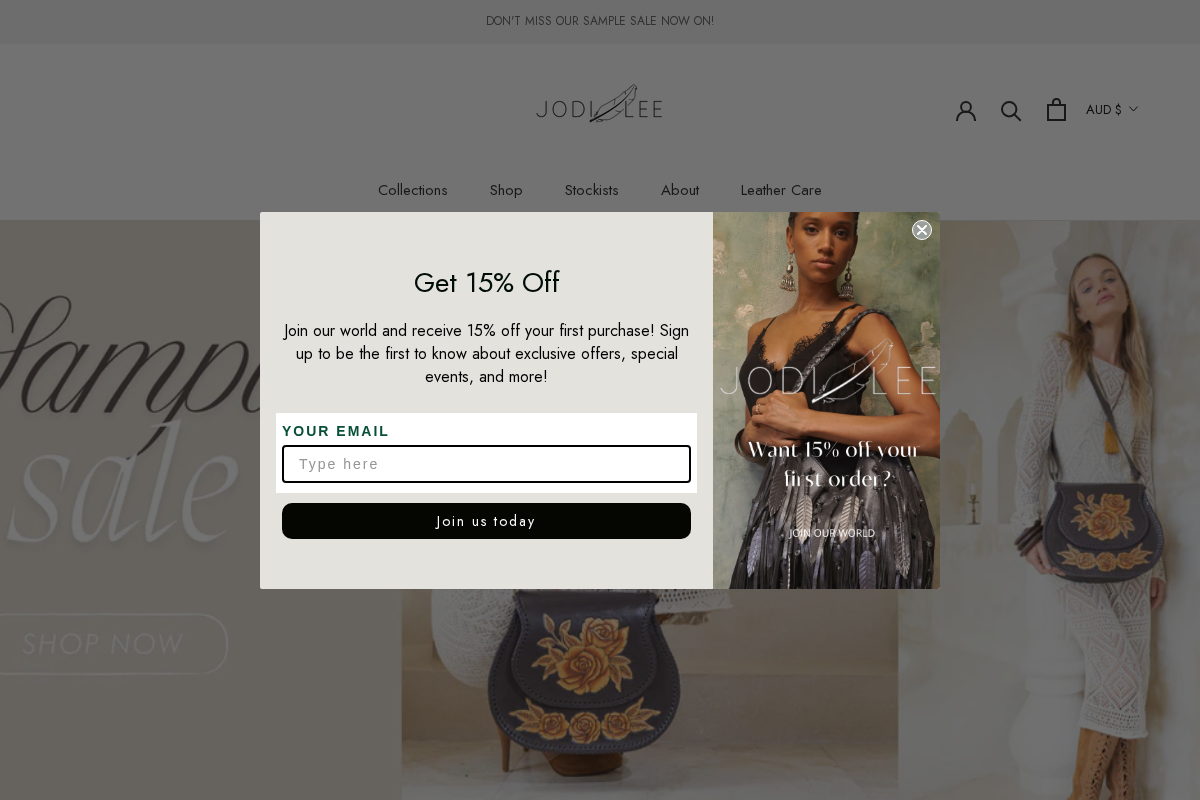 jodilee.com.au homepage screenshot