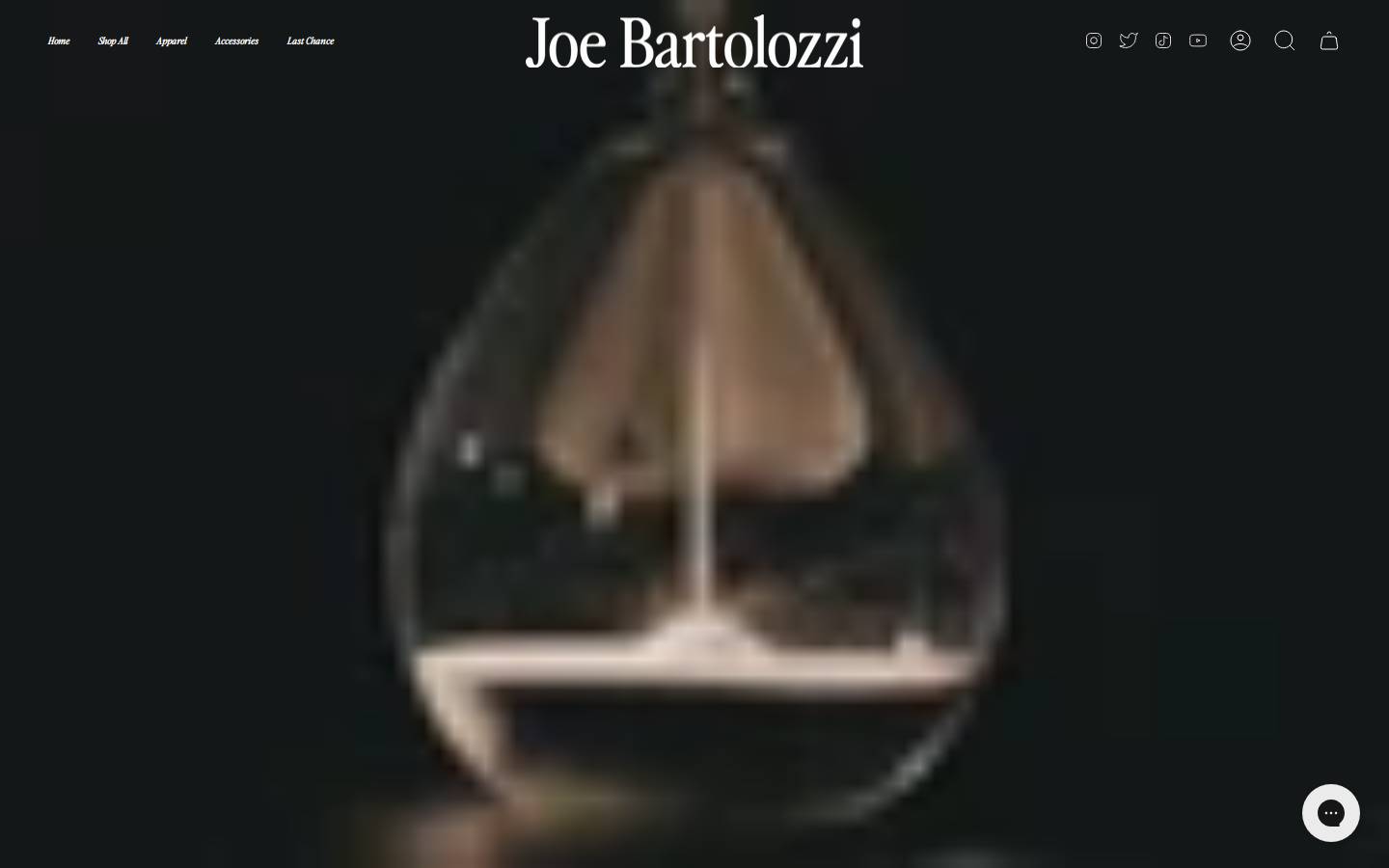 joebartolozzistore.com homepage screenshot