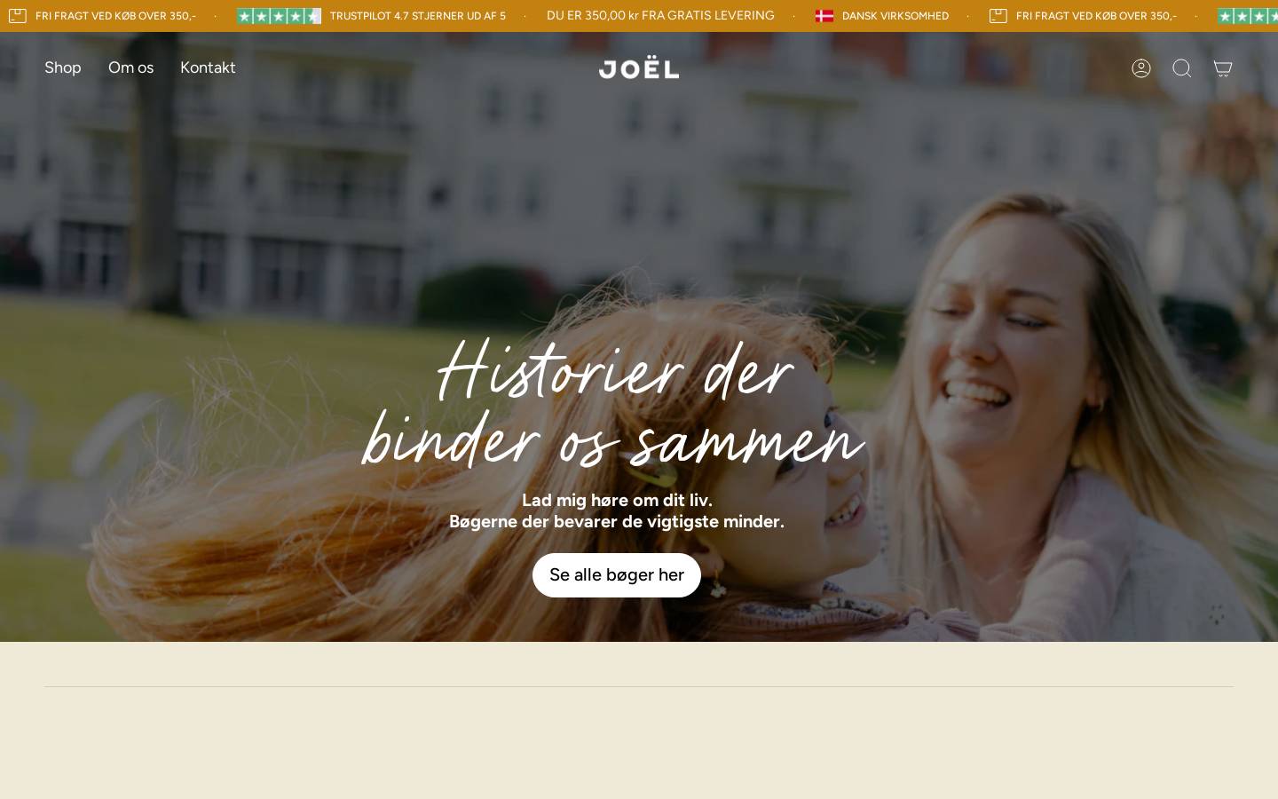 Joeldesign homepage screenshot