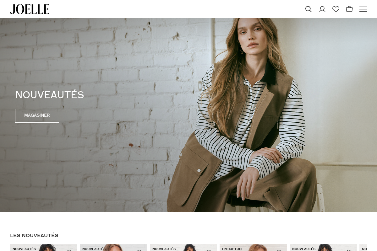 JOELLE Collection homepage screenshot
