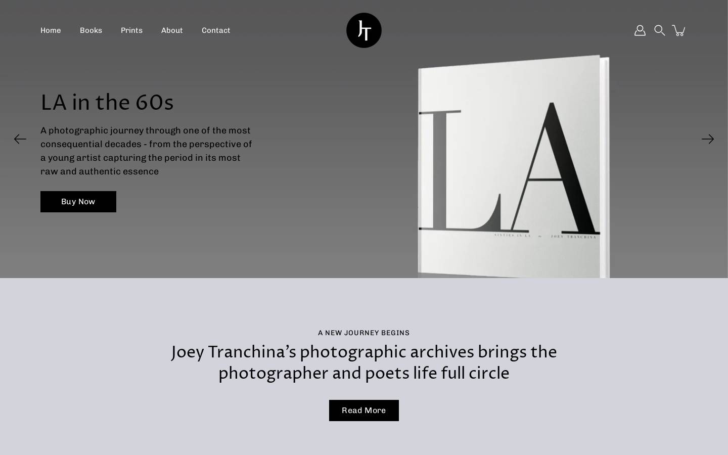 joeytranchina.com homepage screenshot
