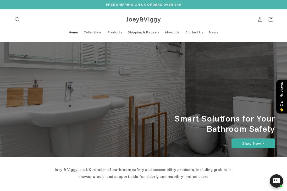 joeyviggy.co.uk homepage screenshot