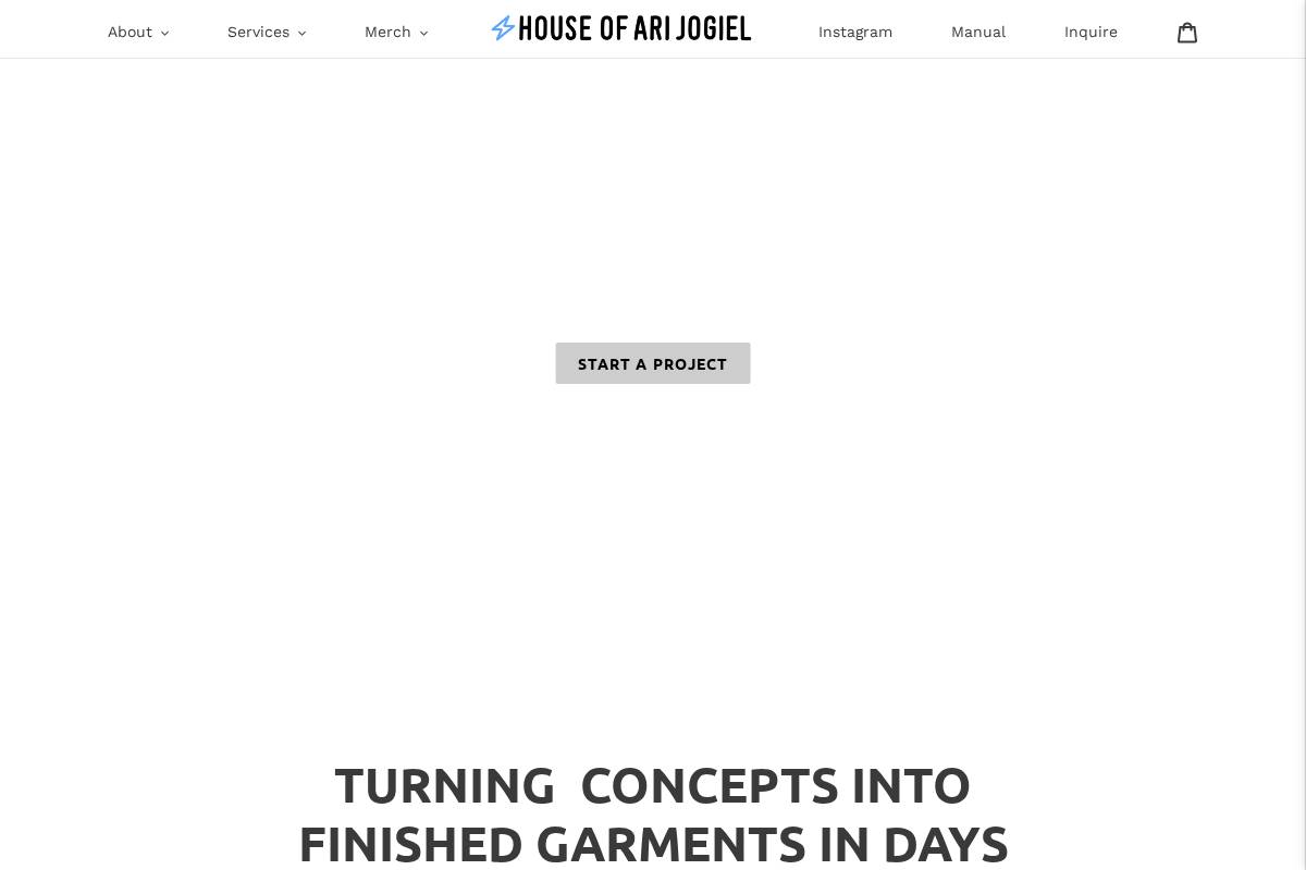 jogiel.com homepage screenshot