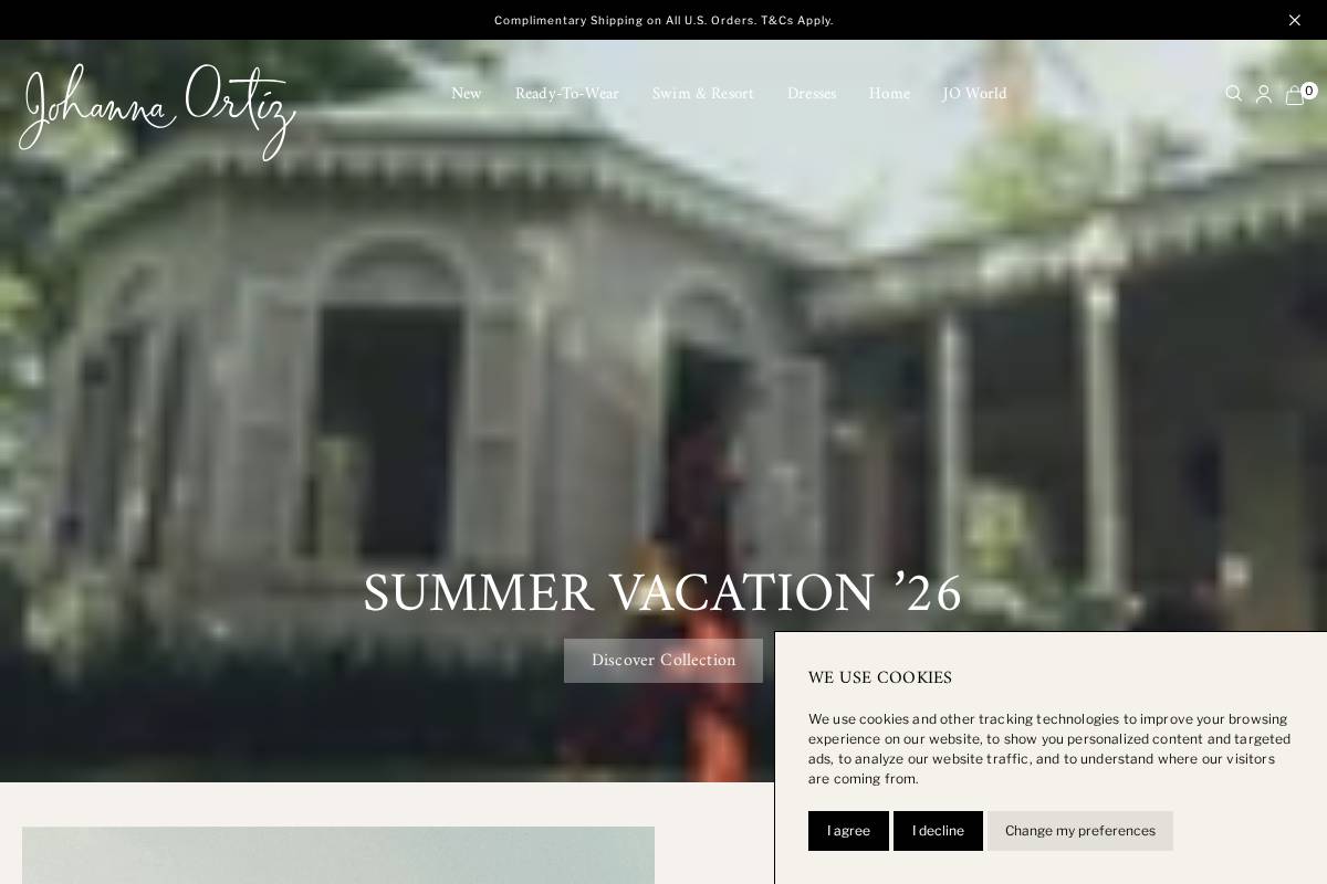 johannaortiz.com homepage screenshot