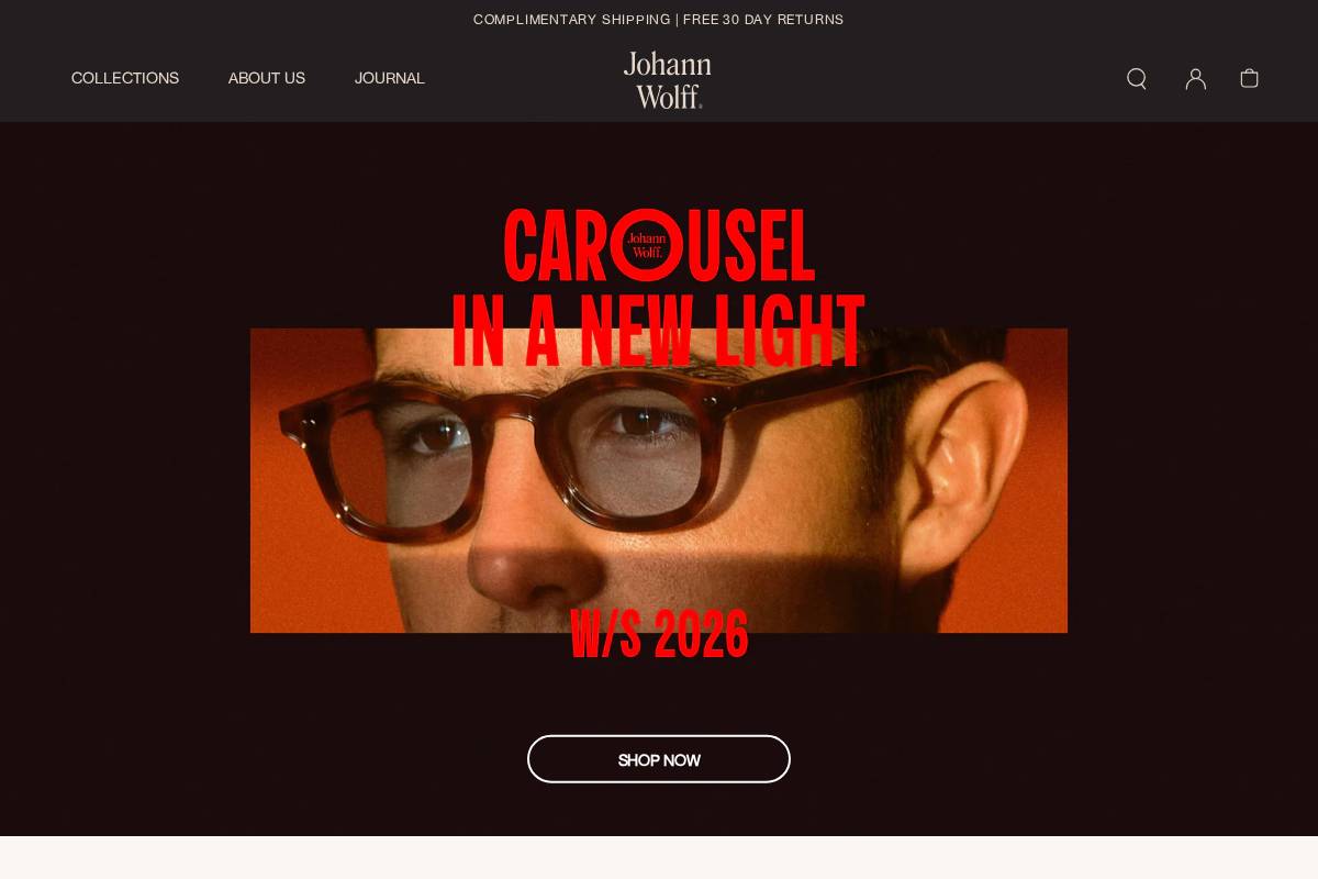 johannwolff.com homepage screenshot